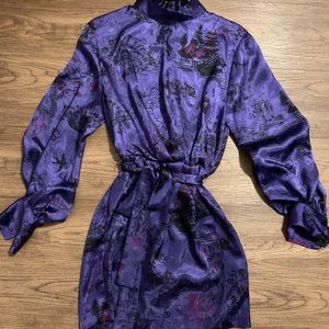 Zara Purple silk dress